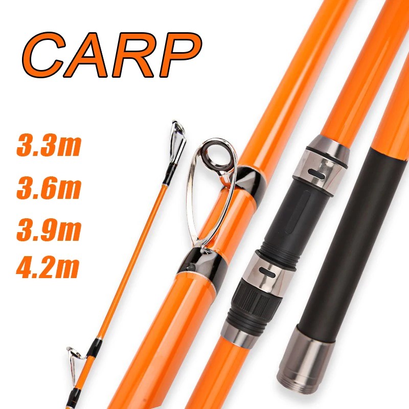 3.3/3.6/3.9/4.2M Carp Rod 35kg Surf Fishing Rod 80-350g 20-60LB Travel Surf Spinning Rod 3 Piece
