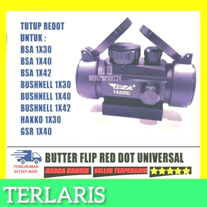 TERMURAH Tutup Flip Reddot Bsa , Reddot Bushnell, Reddot GSR , Red dot Hakko