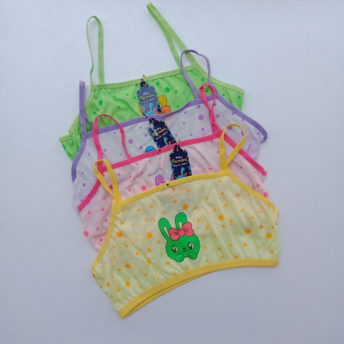 12 PCS Miniset bra anak SD Tali Kecil Motif Fashion