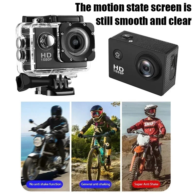 Full HD 1080P Waterproof Camera 2.0 Inch Camcorder Sports DV Go Car Cam Pro Mini Sports DV Camcorder