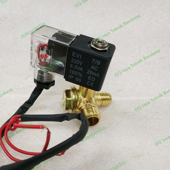 Sparepart Kompresor Oilless - One Way Valve Plus Selenoid Valve