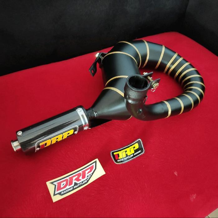 Knalpot Vespa Racing Kanan Pendek Drp