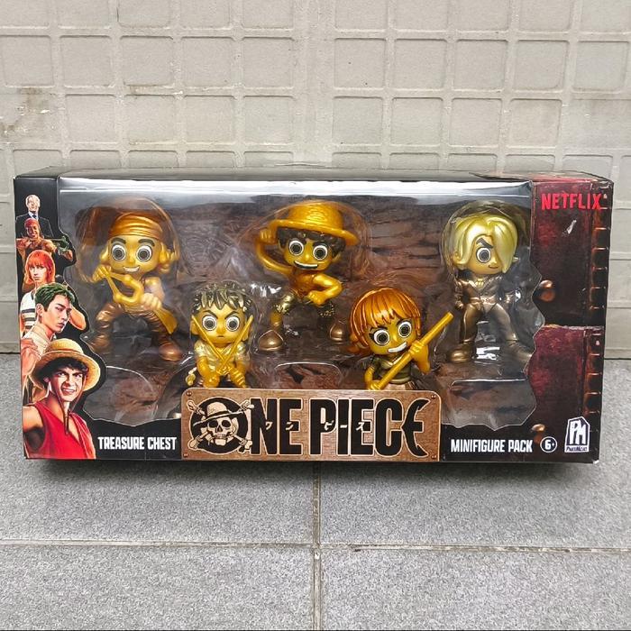 PHATMOJO NETFLIX ONE PIECE TREASURE CHEST MINIFIGURE PACK MONKEY D LUFFY ZORO SANJI USOPP NAMI