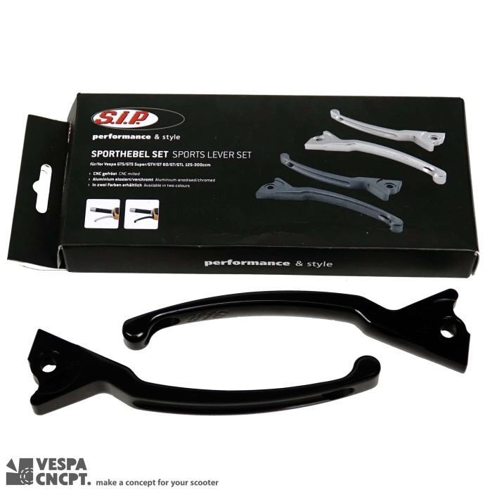 Brake Lever Handle Sip Black For Vespa Gt Series
