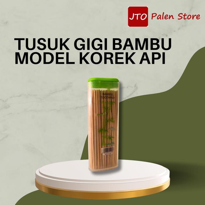BAMBOO Tusuk Gigi Bambu Lancip 2 Sisi