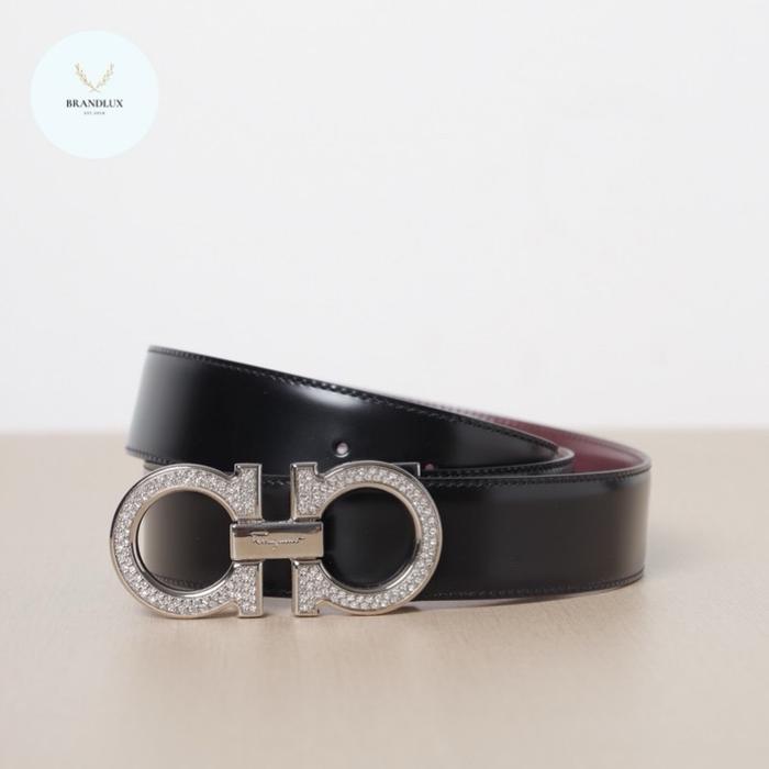 ASLI SALVATORE FERRAGAMO Men Reversible Gancini Belt READY STOCK