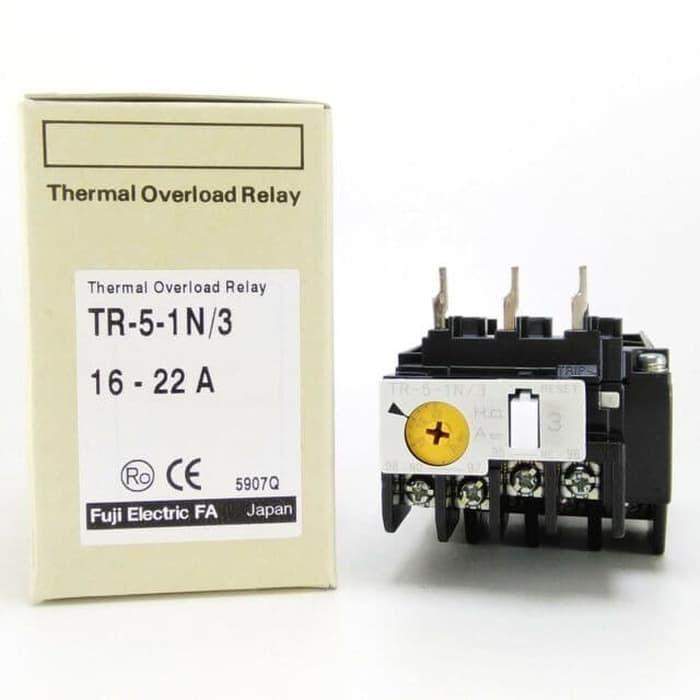 Thermal Overload Fuji Relay Overload Tr-5-1N/3 Fuji Electric Tr51N Tr5In Tr-5