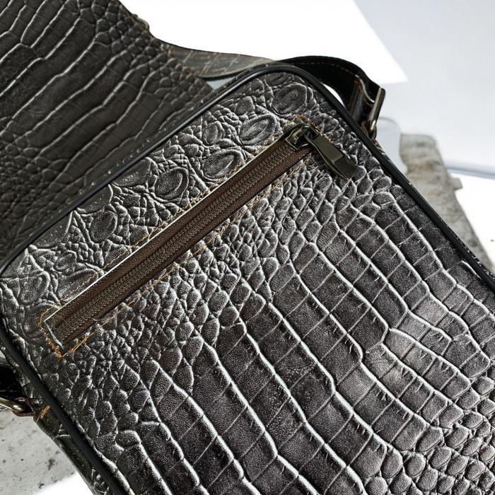 Sale Sc Siska Crocodile - Tas Bahu Pria Kulit Tas Selempang Pria Kulit Asli Merauke