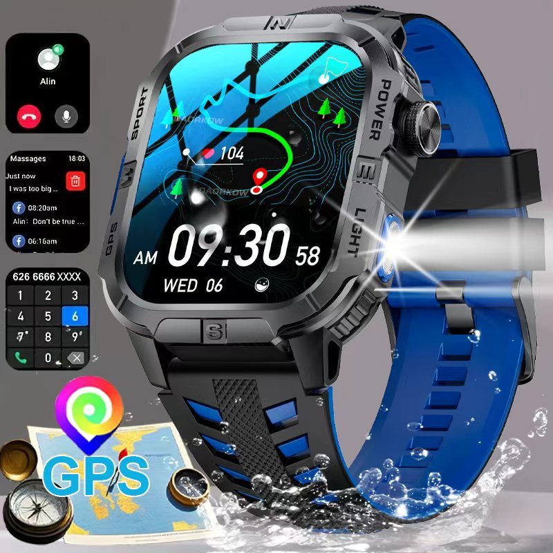 Jam Tangan Pintar Outdoor dengan GPS dan Tahan Air