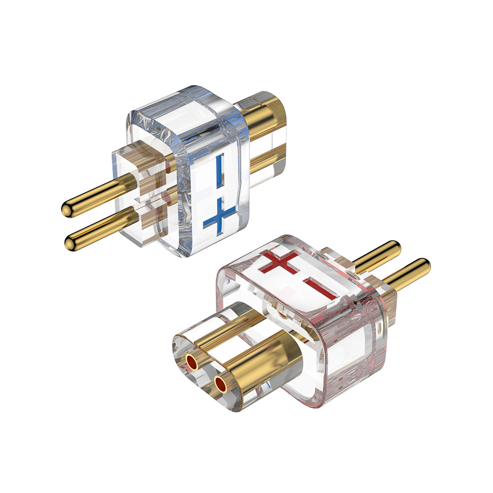 2pcs HIFI QDC Female 0.78 2 Pin Male Earphone Adapter to Earsets for SHUOER