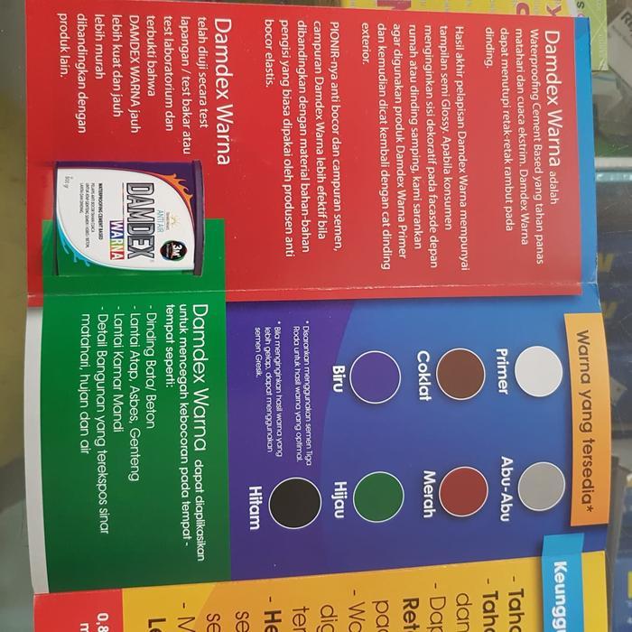 Waterproofing Cement Damdex Warna 20Kg