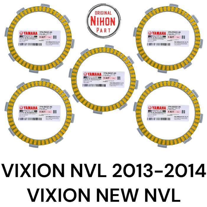 Kampas Kopling Original Thailand Vixion Nvl 2013 - 2014 1Pa Plat Kopling Vixion New Nvl Np758