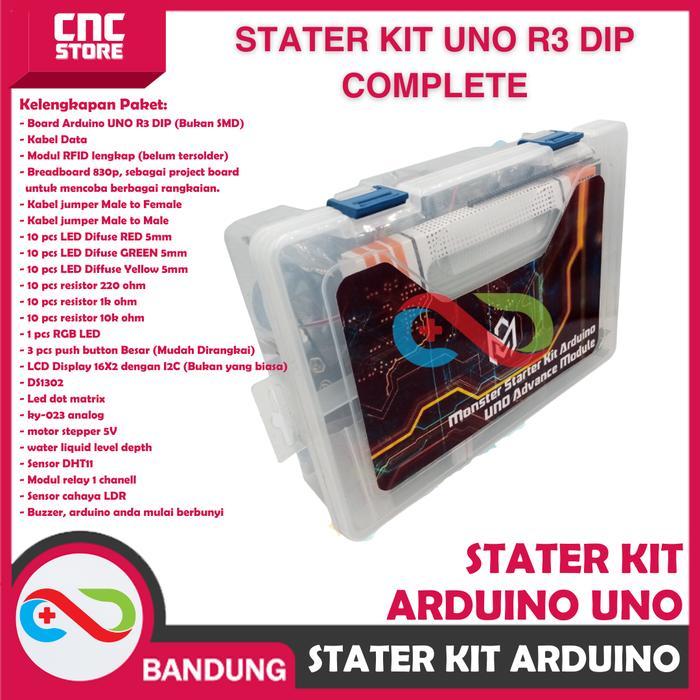 MINI MONSTER TRAINER ARDUINO KIT STARTING ARDUINO BASIC PAKET LENGKAP .
