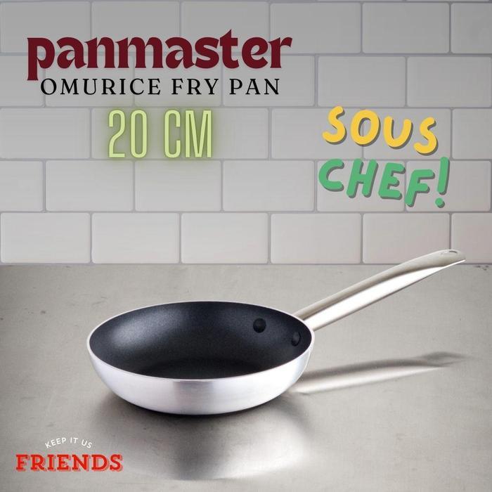 Panmaster Omurice Fry Pan Omelette Pan Anti Lengket Aluminium Induksi 20Cm