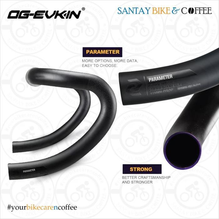 OG EVKIN HB011 Carbon Handlebar DropBar Road Bike 31.8MM 380 400 420MM