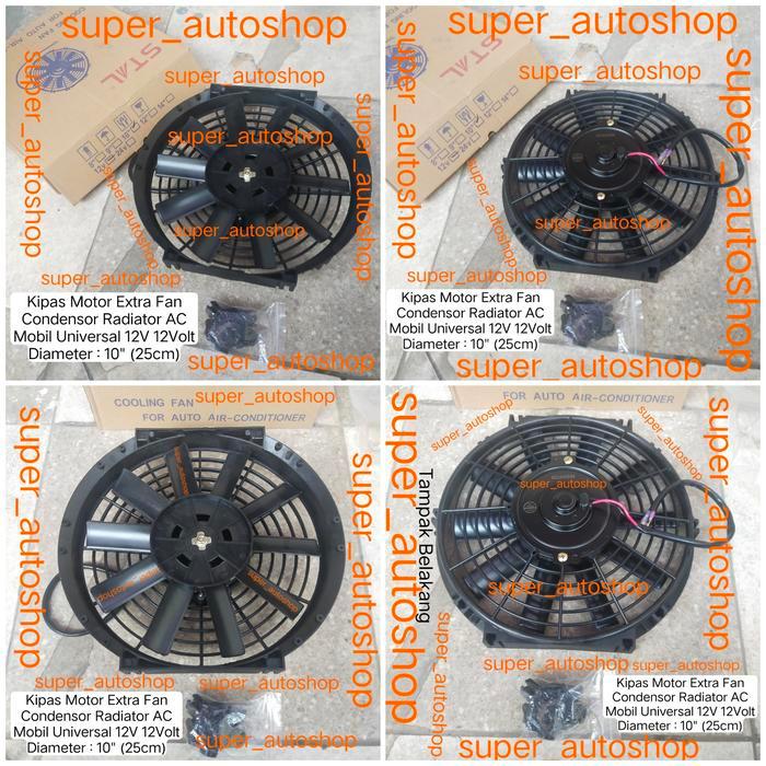 kipas extra fan kondensor / radiator ac mobil u