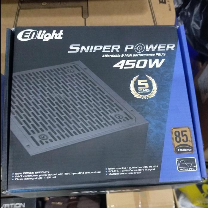 ENLIGHT PSU 450 WATT - POWER SUPPLY ENLIGHT 450W SNIPER POWER