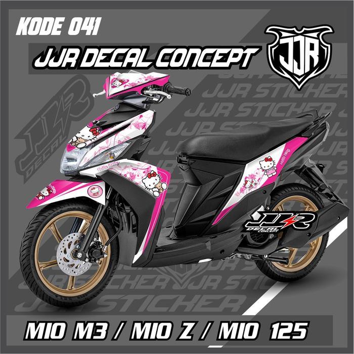 Stiker Premium Decal Yamaha Mio M3 /Mio 125/Mio Z Full Body Hellokitty Doraemon Motor