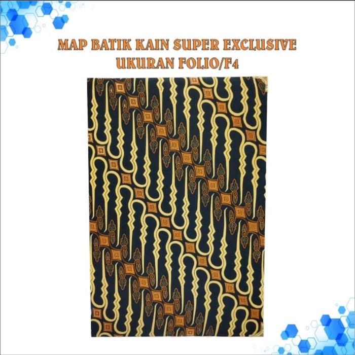 Map Batik Ukuran F4 / Folio Map Ijazah, Map Sertifikat, Map Berkas Kuning