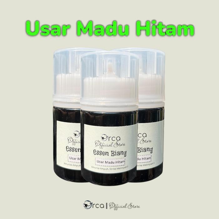 Orca Biang Essen Usar Madu Hitam Umpan Pancing Ikan Grade A Kualitas No.1 Kemasan 30Ml Dan 60Ml