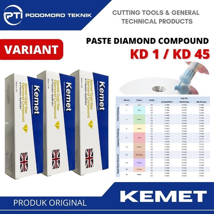 KEMET Diamond Compound 1/10KD 1/4KD 1KD 3KD 6KD 8KD 10KD 14KD 25KD - 1/4-KD/Micron