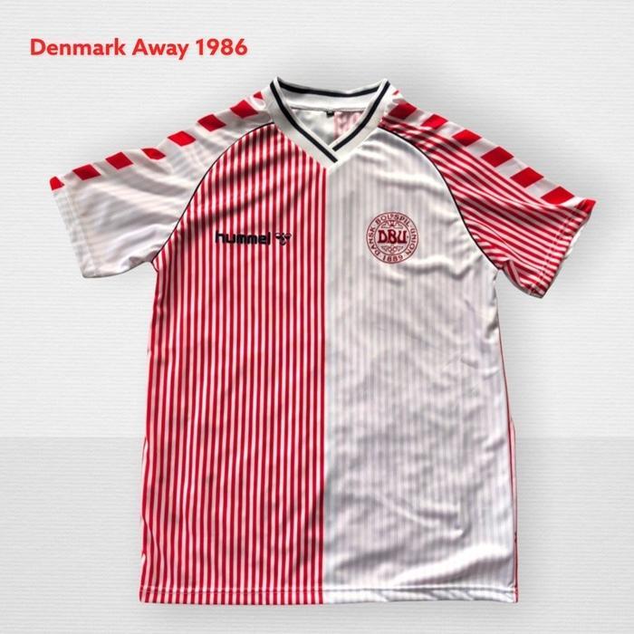 Premium Jersey Retro Denmark Away 1986 World Cup Classic Jersey