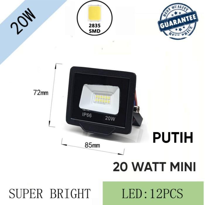 "New" LAMPU SOROT LED 20W / LAMPU TEMBAK LED 20 WATT / LAMPU OUTDOOR LED