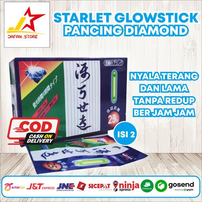 Starlet Glowstick Pancing Dimond Isi 2 Lampu Pelampung Pancing Malam