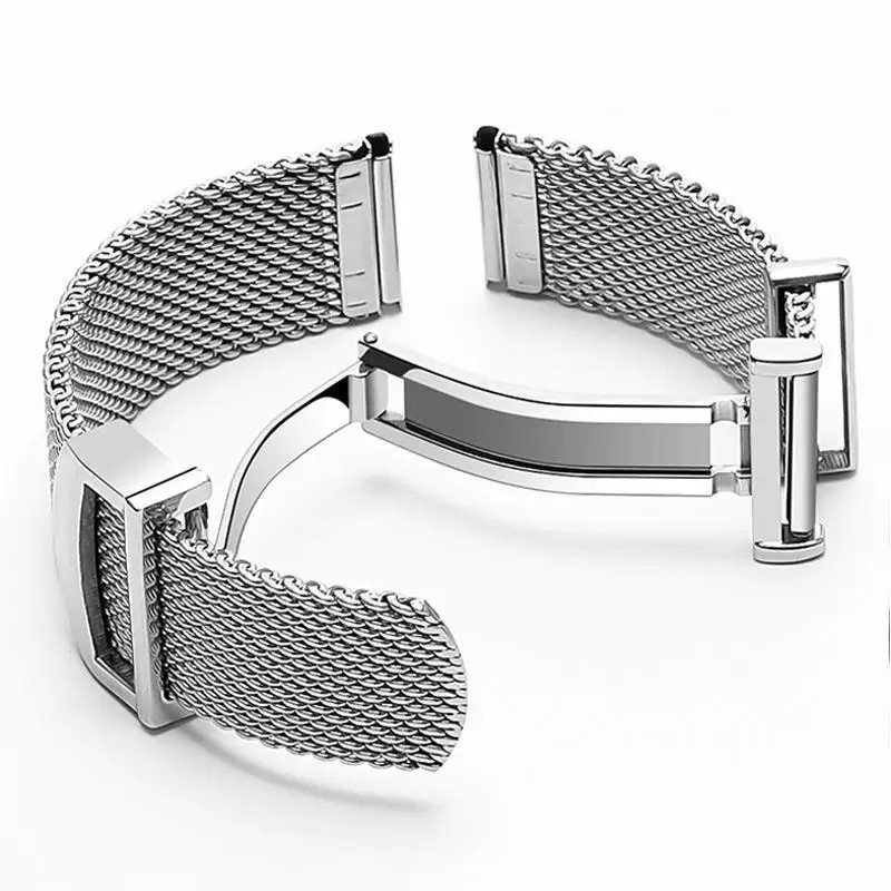 20mm 22mm Bracelet Metal Mesh Watch Band Milanese Stainless Steel Watch Band for IWC PORTOFINO