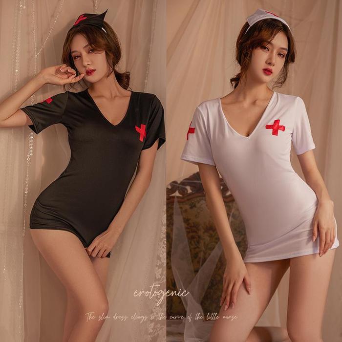Lingeire Seksi Cosplay Suster Perawatpakain Dalam Wanita Sexy Baju Dinas Malam Terbaru