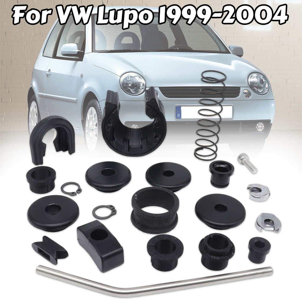 Complete Set Upgrade Bushing For VW Lupo Manual Transimission Gearbox Enhance Shifter Lever Adjuster