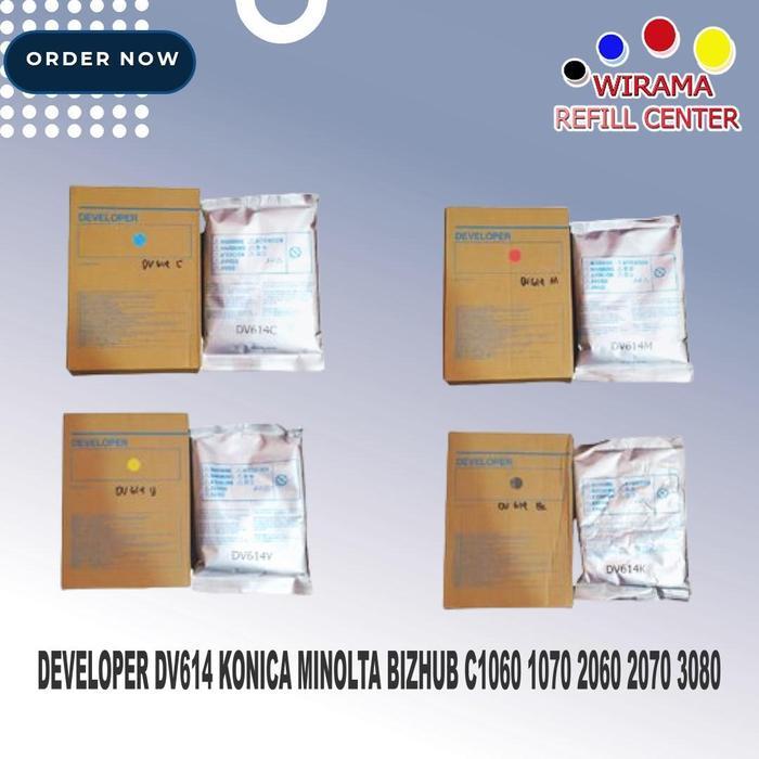 DEVELOPER DV614 KONICA MINOLTA BIZHUB C1060 1070 2060 2070 3080