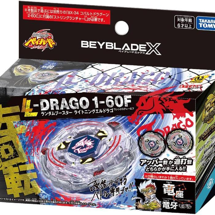 Takara Tomy Beyblade X Bx-00 Random Booster Lightning L Drago 1-60F Original Ready