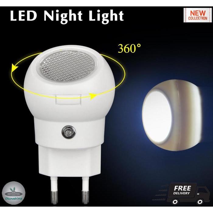 Philips - 360 Led Sensor Night Light Lampu Tidur Sensor Cahaya 360 Derajat
