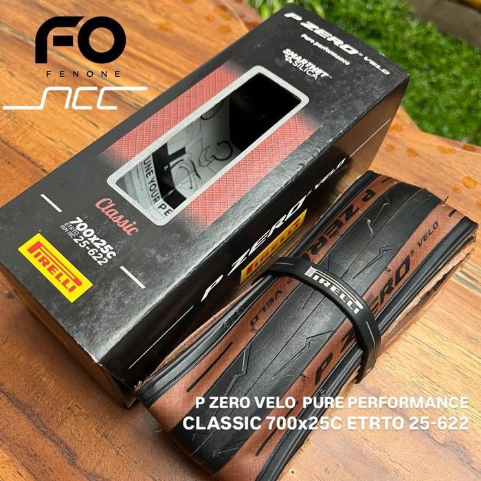 BAN LUAR PIRELLI P ZERO VELO CLASSIC 700x25C CLASSIC / BAN ROADBIKE BAN RB 700x25