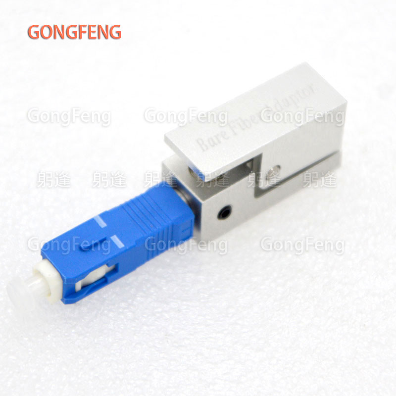 New Optic Fiber Connector FC SC ST Square Bare Adapter Flange Temporary succeeded OTDR Test Coupler 
