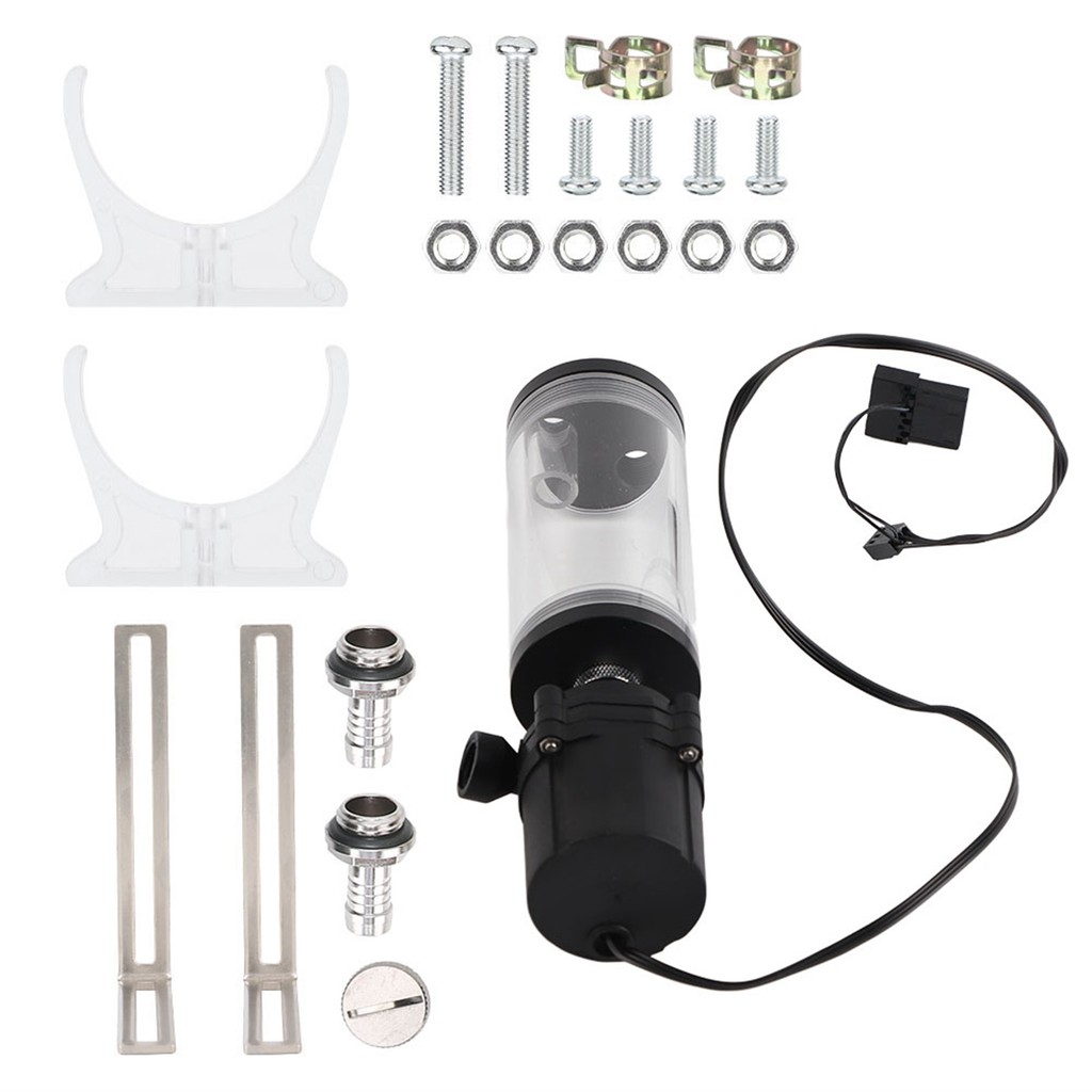 CPU Cooling Cylinder Pump System Leakproof Insulating Water Cooling Tank for Computer PC Water cooli
