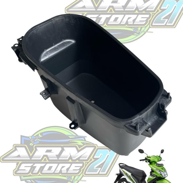Box Bagasi Bawah Jok Beat Fi Stater Kasar 2012-2013-2014 / Box Bagasi Penyimpanan Motor Beat Fi Old