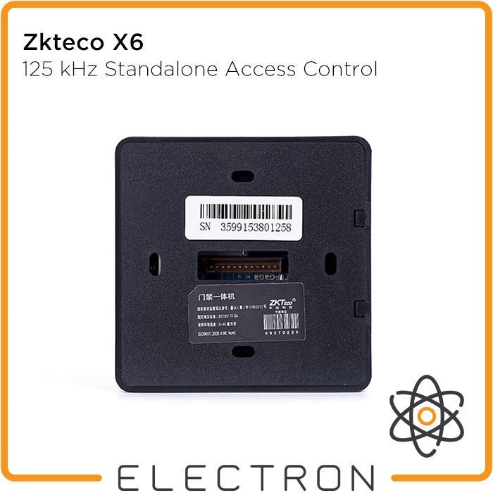 ZKTECO X6 FINGERPRINT RFID 125KHZ PIN STANDALONE ACCESS CONTROL AKSES