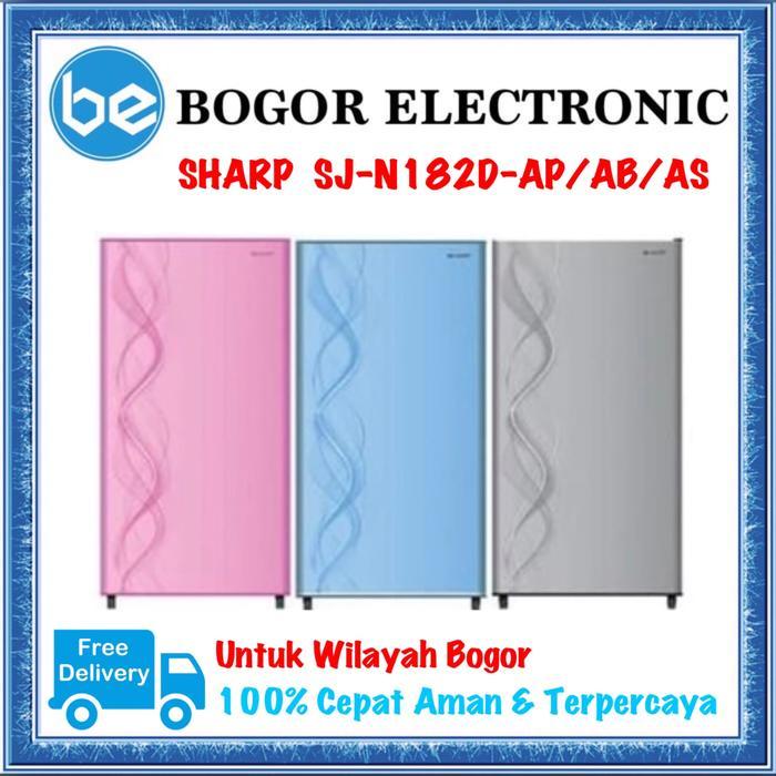 SHARP KULKAS 1 PINTU SJ-N182D-AS/AB/AP SJ-N182 SJN182 SJN182D
