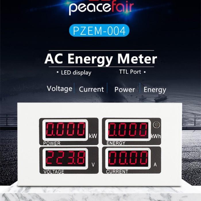 Peacefair Pzem-004 Power Energy Volt Amp Watt Kwh Meter Ttl Modbus