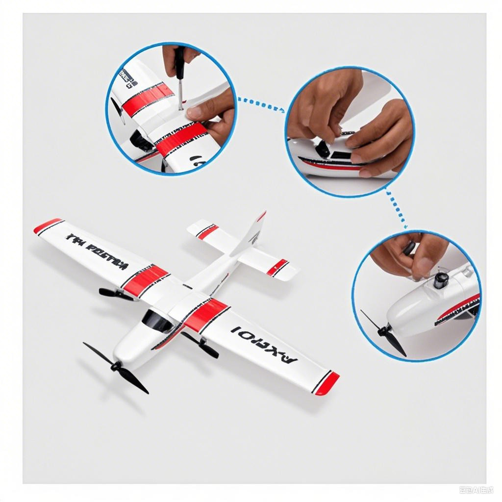 FX801 2.4G Fixed Wing EPP Foam RTF RC Plane, Suitable for Indoor and Outdoor Flight, the Best Gift