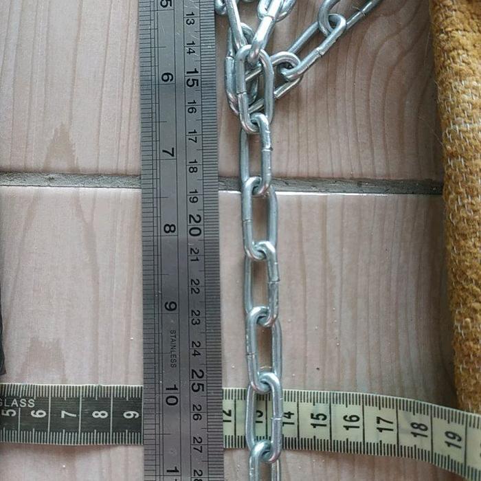 Premium Tali Tuntun Rantai Tali Kekang Rantai Anjing Besar Rantai Kuat Tebal Original