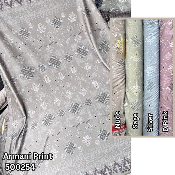 KAIN SATIN ARMNY PRINT 500254 lebar kain 1.50m