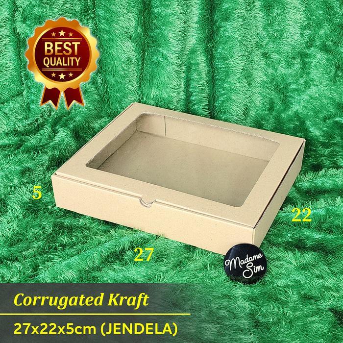 BOX - KOTAK - KARDUS - DUS 27x22x5 (JENDELA)