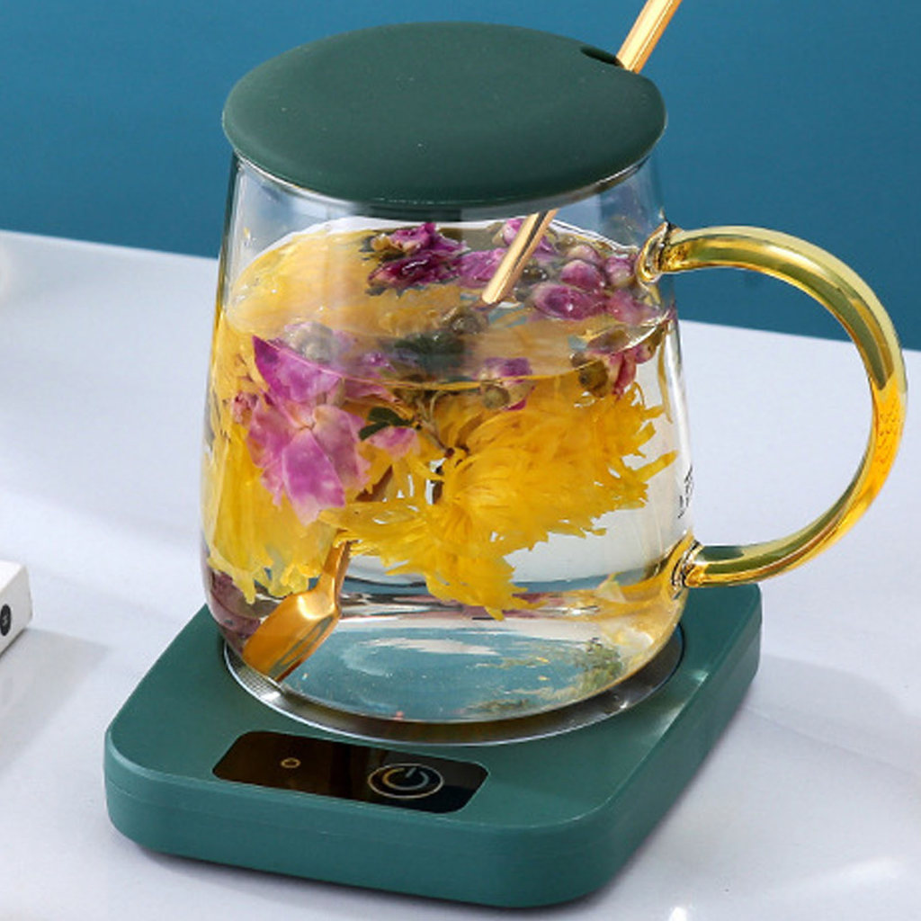 Smart Coffee Warmer Coffee Mug Warmer for Desk 16W Electric Coffee Cup Warmer Heating Plate for