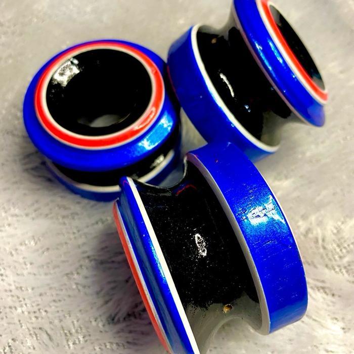 Penggulung senar pancing / gulungan senar bahan kayu motif bagus