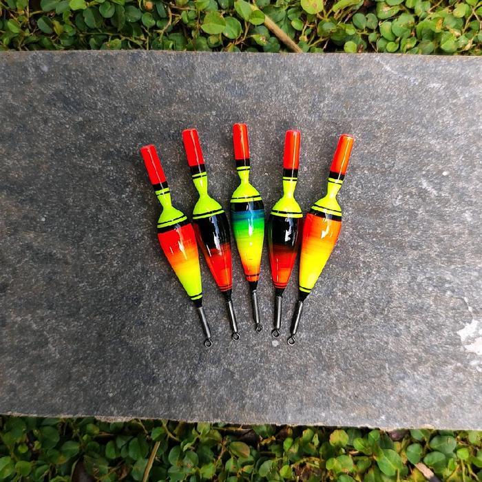 Pelampung pancing anti badai starled panjang 7cm cocok galatama lele (harga perbiji)