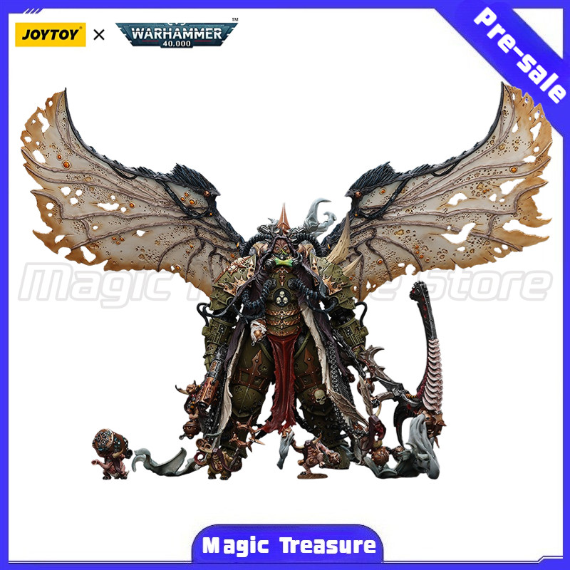 MTPre-Sale JOYTOY Warhammer 40K Mortarion Daemon Primarch of Nurgle with Ancient Weapons 'The
