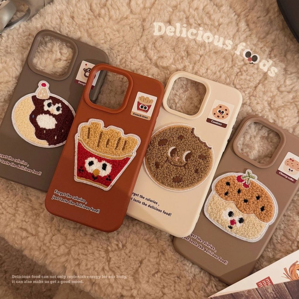 Girl Fancy Fries Biscuit Case Hp Iphone 17 Pro Max Xs 14 15 Xr X 16 Plus 13 Mini 11 12 Tk9 Tali Unik